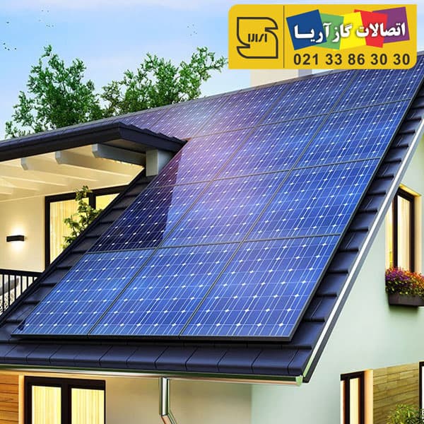 انرژی خورشیدی روشی برای کاهش مصرف گاز